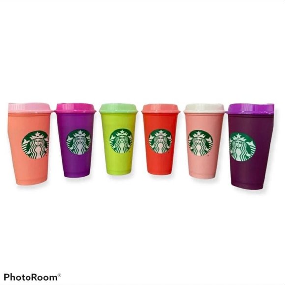 Starbucks Dining New Starbucks Reusable Hot Cups Set Of 6 Poshmark